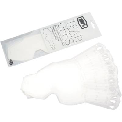 100% - 100% Tear Offs for Racecraft/Accuri Goggles 51011-010-02
