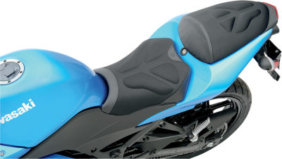 Saddlemen - Saddlemen Gel-Channel Tech One-Piece Solo Seat with Rear Cover 0810-K025