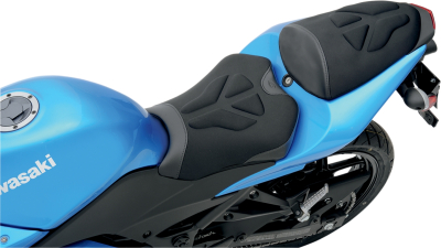 Saddlemen - Saddlemen Gel-Channel Tech One-Piece Solo Seat with Rear Cover 0810-K035