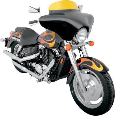 Memphis Shades - Memphis Shades 5in. Windshield for Batwing Fairing MEP8505