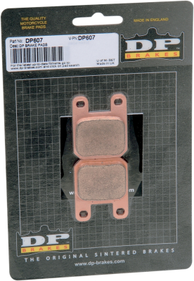 DP Brakes - DP Brakes Standard Sintered Metal Brake Pads DP607