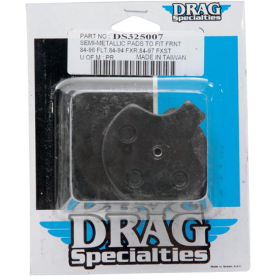 Drag Specialties - Drag Specialties Semi-Metallic Brake Pads DS-325007
