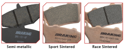 Braking - Braking SM1 Semi Metallic Pad 886SM1