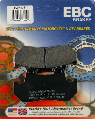 EBC - EBC Organic Kevlar Brake Pads FA69/2