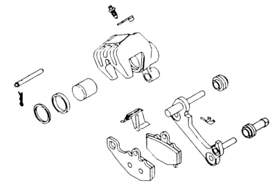 K & L Supply - K & L Supply Brake Caliper Rebuild Kit 32-1589