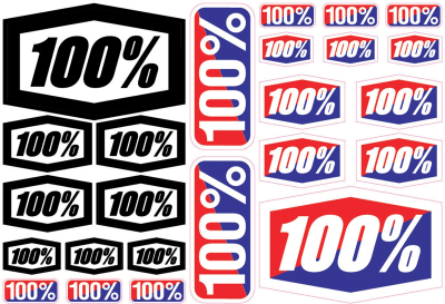 100% - 100% 100% Sticker Kit 70000-010-01
