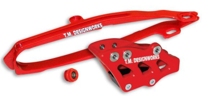 TM Design Works - TM Design Works Dirt Cross Multi-Purpose Chain Slide-N-Guide Kit FE1 Guide DCK-OR4-RD