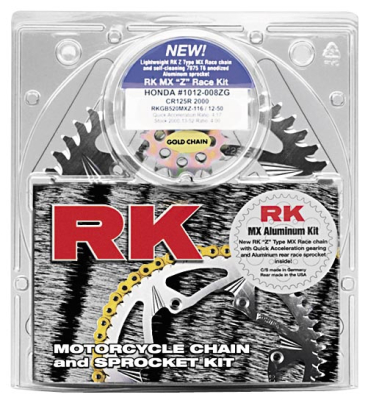 RK - RK Quick Acceleration Chain and Sprocket Kit 4102-018R