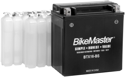 BikeMaster - BikeMaster High Performance Maintenance Free Battery BTX14AHL-BS