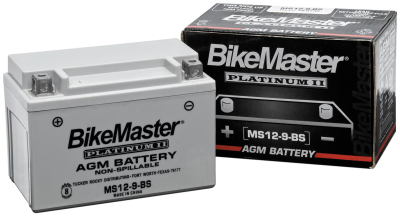 BikeMaster - BikeMaster AGM Platinum II Battery MS12-12A-BS