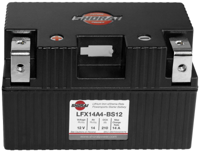 Shorai - Shorai Lithium Iron Extreme-Rate Battery LFX14A4-BS12
