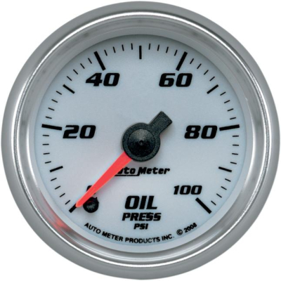 Auto Meter - Auto Meter C2 2 1/16in. Oil Pressure Gauge 19752