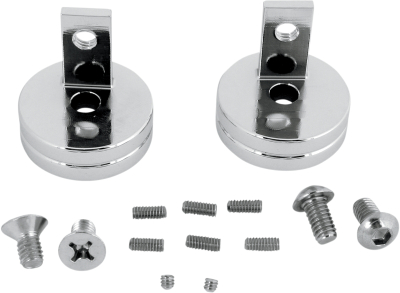 Show Chrome - Show Chrome Turn Signal Relocation Inserts for Driving Light Kits 82-222T