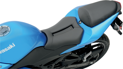 Saddlemen - Saddlemen Gel-Channel Track - CF One-Piece Solo Seat with Rear Cover 0810-K030