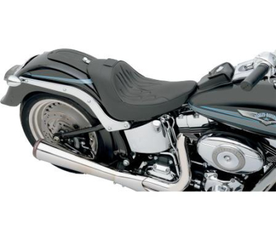 Drag Specialties - Drag Specialties Solo Seat with Optional EZ Glide Backrest System 0802-0627