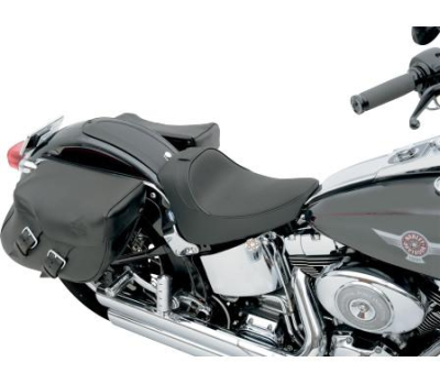 Drag Specialties - Drag Specialties Solo Seat with Optional EZ Glide Backrest System 0802-0632