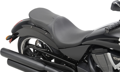 Drag Specialties - Drag Specialties Low Profile Touring Seat with Backrest Option 0810-1605