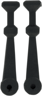 Parts Unlimited - Parts Unlimited Rubber Hood Clamps 12-131-000