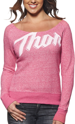 Thor - Thor Women's Script Off Shoulder Fleece 3051-0900
