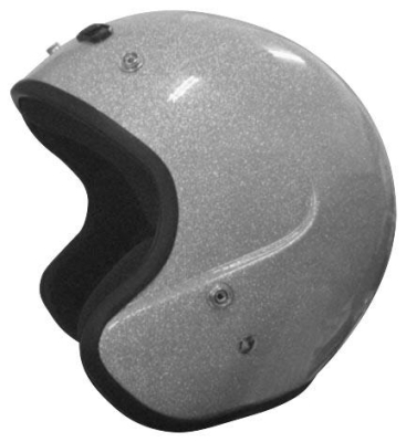 Cyber Helmets - Cyber Helmets U-6 Open Face Metal Flake Helmet 641460