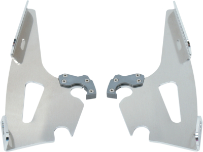 Memphis Shades - Memphis Shades Plates-Only KIt for Batwing Fairing and Changing Sportshield to Fats/Slim MEM8864