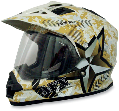 AFX - AFX FX-39 Dual Sport Helmet Marpat 0110-2696