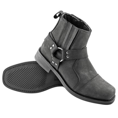 Speed & Strength - Speed & Strength Cruise Missle Leather Boots 609056 BLK 10