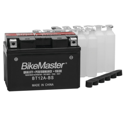 BikeMaster - BikeMaster Maintenance Free Battery BT12A-BS