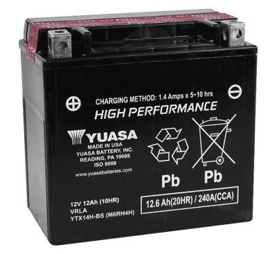 Yuasa - Yuasa High Performance Maintenance Free Battery YUAM6RH4H - Image 2